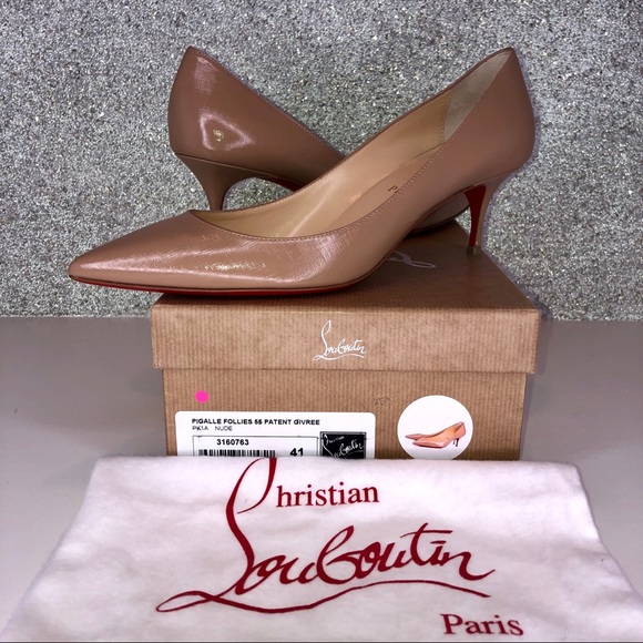 🔴sold🔴FIRM Louboutin Pigalle Follies 55 pump - Picture 7 of 8